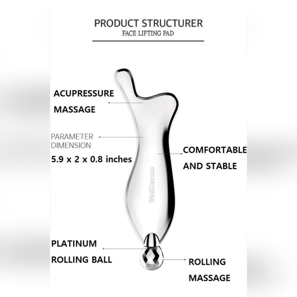 WellDerma Facial Lifting Gua Sha Pad - Picture 5 of 6